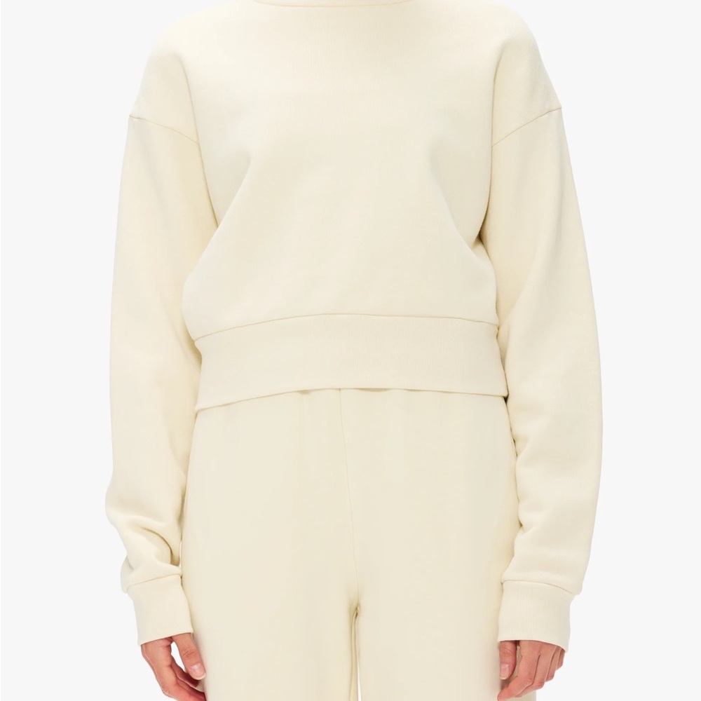 JOHN ELLIOT Fleeced Boca Crew Sweatshirt Size Small NWT